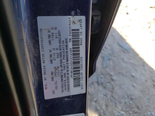 Photo 10 from auction – 2004 MAZDA 3 HATCHBAC with VIN JM1BK343241216389