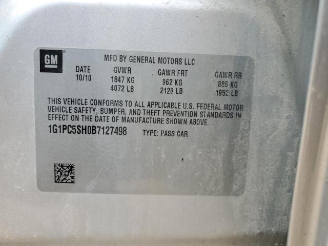 Photo 10 from auction – 2011 CHEVROLET CRUZE LS with VIN 1G1PC5SH0B7127498