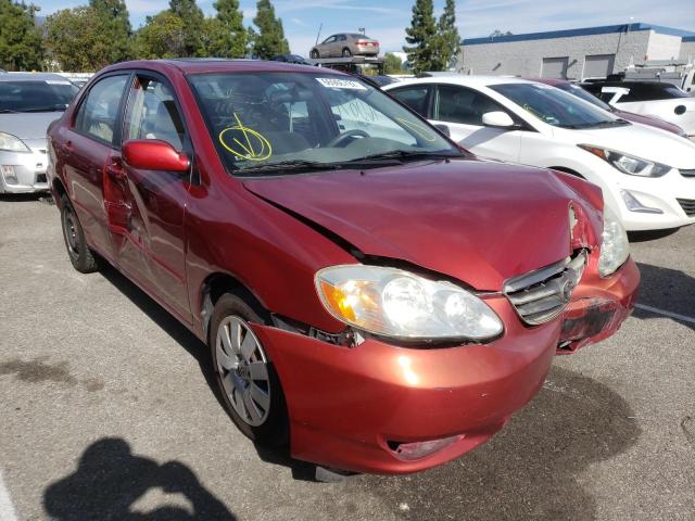 TOYOTA COROLLA CE 2003 with VIN 1NXBR32EX3Z070770 - Photo from auction