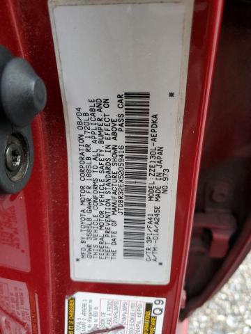 Photo 10 from auction – 2005 TOYOTA COROLLA CE with VIN JTDBR32EX52059416