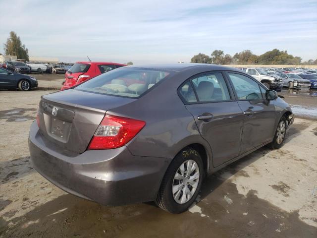 Photo 4 from auction – 2012 HONDA CIVIC LX with VIN 19XFB2F53CE388677