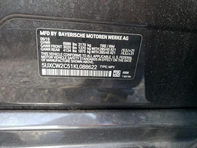 Photo 10 from auction – 2019 BMW X7 XDRIVE4 with VIN 5UXCW2C51KL088622