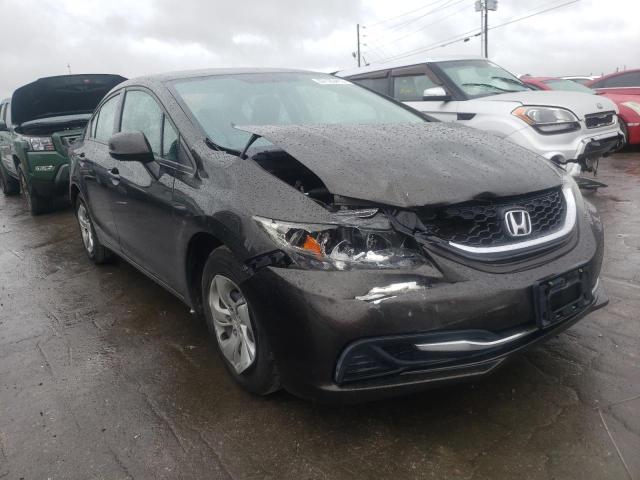 HONDA CIVIC LX 2013 with VIN 19XFB2F56DE009141 - Photo from auction