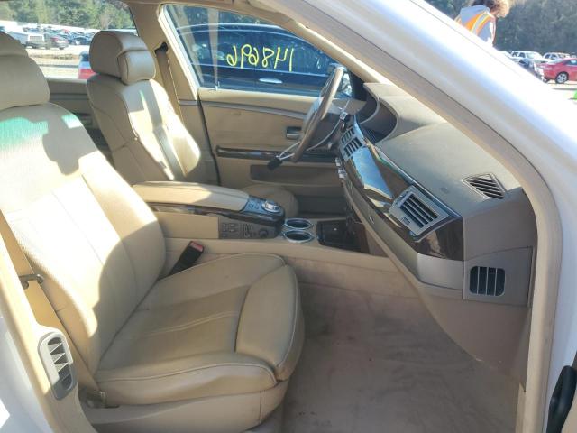 Photo 5 from auction – 2007 BMW 750 with VIN WBAHN83577DT68007