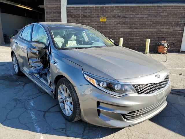 KIA OPTIMA EX 2016 with VIN 5XXGU4L34GG111952 - Photo from auction