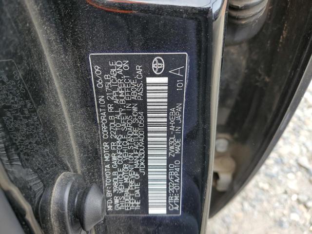 Photo 10 from auction – 2010 TOYOTA PRIUS with VIN JTDKN3DU9A0010584