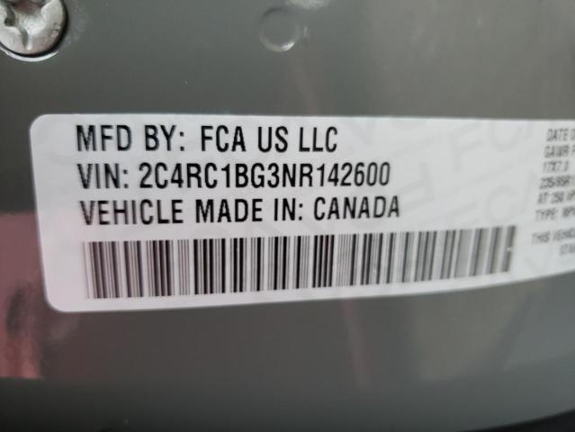 Photo 10 from auction – 2022 CHRYSLER PACIFICA T with VIN 2C4RC1BG3NR142600
