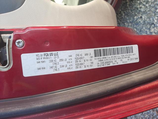 Photo 10 from auction – 2016 CHRYSLER TOWN & COU with VIN 2C4RC1BG9GR252781
