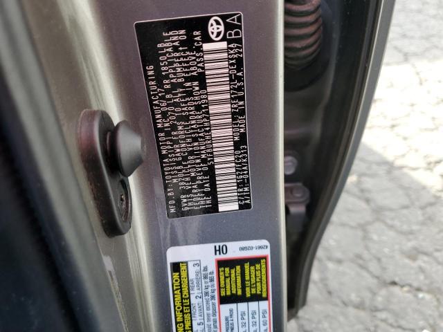 Photo 10 from auction – 2017 TOYOTA COROLLA L with VIN 5YFBURHE4HP711980