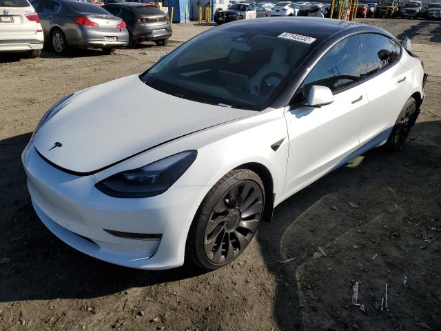 Photo 2 from auction – 2021 TESLA MODEL 3 with VIN 5YJ3E1EC8MF024304