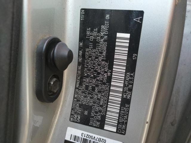 Photo 10 from auction – 2005 TOYOTA SIENNA CE with VIN 5TDZA23C95S253621