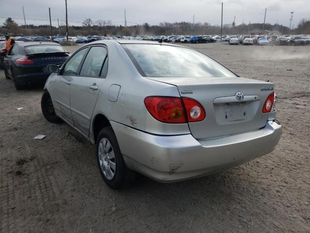 Photo 3 from auction – 2003 TOYOTA COROLLA CE with VIN 2T1BR32E93C129504