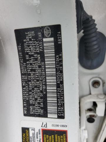 Photo 10 from auction – 2014 TOYOTA CAMRY L with VIN 4T1BF1FK7EU814826