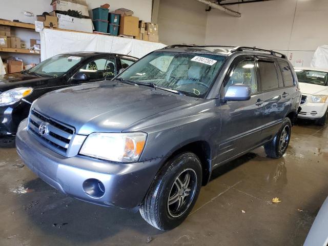 Photo 2 from auction – 2006 TOYOTA HIGHLANDER with VIN JTEGD21A160149608