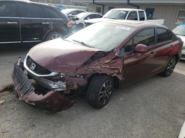 Photo 2 from auction – 2013 HONDA CIVIC EX with VIN 2HGFB2F82DH531135