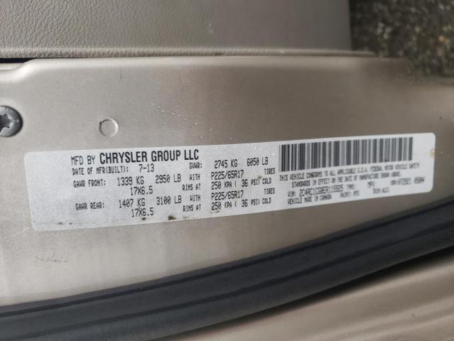 Photo 10 from auction – 2014 CHRYSLER TOWN & COU with VIN 2C4RC1CG8ER115925