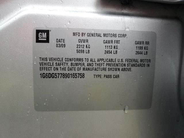 Photo 10 from auction – 2009 CADILLAC CTS with VIN 1G6DG577890165758