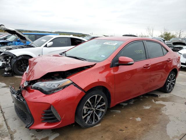 TOYOTA COROLLA L 2019 with VIN 5YFBURHE1KP887344 - Photo from auction