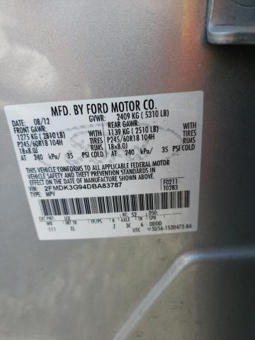 Photo 10 from auction – 2013 FORD EDGE SE with VIN 2FMDK3G94DBA83787