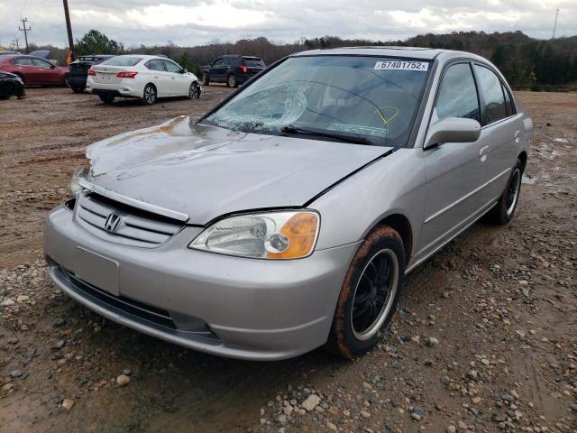 Photo 2 from auction – 2002 HONDA CIVIC EX with VIN 2HGES26762H523944