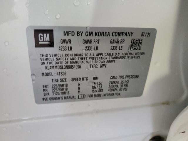 Photo 10 from auction – 2022 BUICK ENCORE GX with VIN KL4MMDSL3NB051096