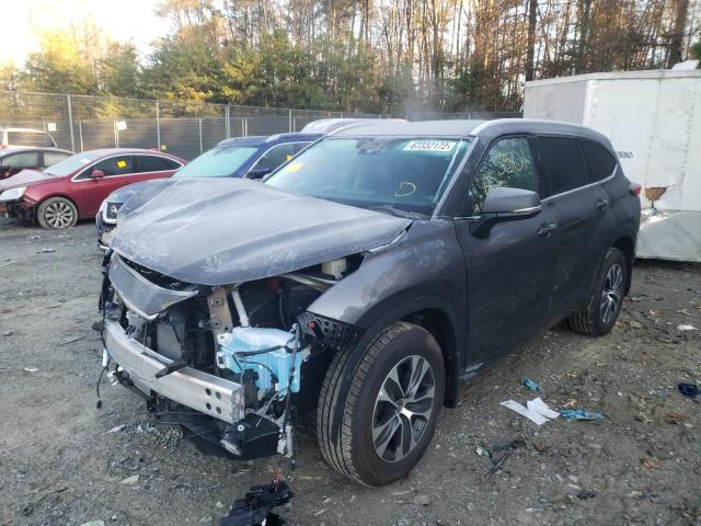 Photo 2 from auction – 2022 TOYOTA HIGHLANDER with VIN 5TDGZRBH2NS567844