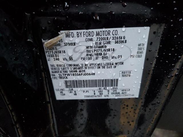 Photo 10 from auction – 2006 LINCOLN MARK LT with VIN 5LTPW18556FJ00648