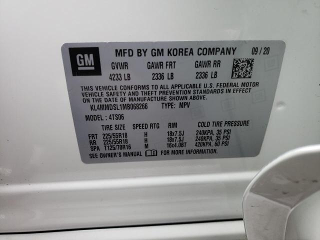 Photo 10 from auction – 2021 BUICK ENCORE GX with VIN KL4MMDSL1MB068266