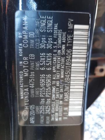 Photo 10 from auction – 2005 HYUNDAI TUCSON GL with VIN KM8JM12B45U189406