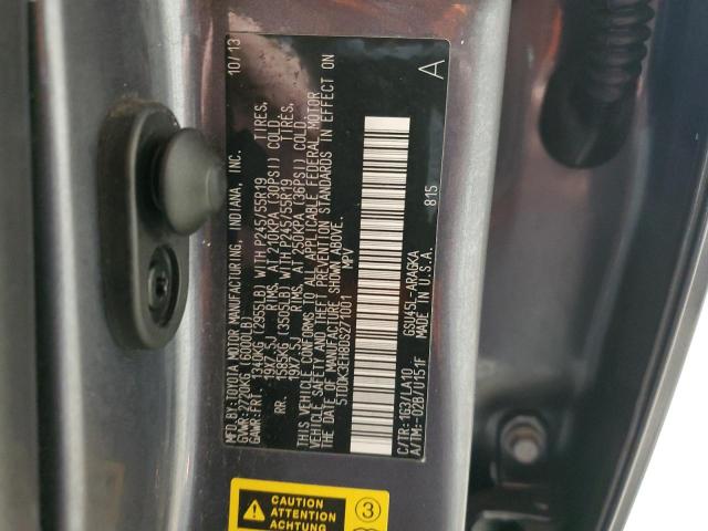 Photo 14 from auction – 2013 TOYOTA HIGHLANDER with VIN 5TDDK3EH8DS271001