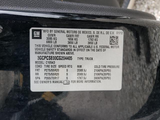 Photo 10 from auction – 2012 CHEVROLET SILVERADO with VIN 3GCPCSE00CG204405