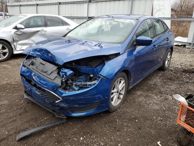 FORD FOCUS SE 2018 with VIN 1FADP3F25JL222207 - Photo from auction