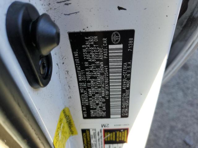 Zdjęcie 10 z aukcji – 2011 TOYOTA CAMRY BASE z VIN 4T1BF3EK1BU725441