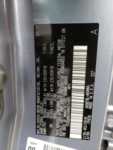 Photo 14 from auction – 2021 TOYOTA HIGHLANDER with VIN 5TDGBRCH4MS014985