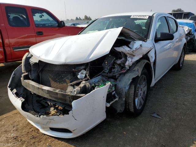 Photo 2 from auction – 2012 DODGE AVENGER SE with VIN 1C3CDZAB0CN290192