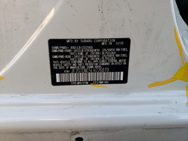 Photo 10 from auction – 2020 SUBARU CROSSTREK with VIN JF2GTDNC5LH226879