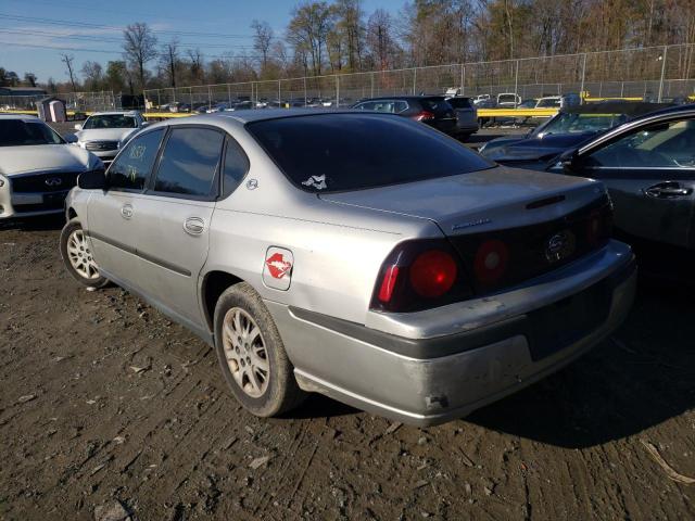 Photo 3 from auction – 2005 CHEVROLET IMPALA with VIN 2G1WF52E259196673