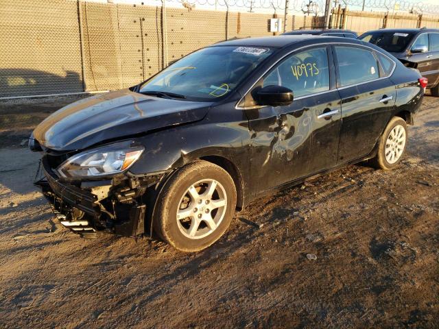 NISSAN SENTRA S 2019 with VIN 3N1AB7AP8KY402802 - Photo from auction