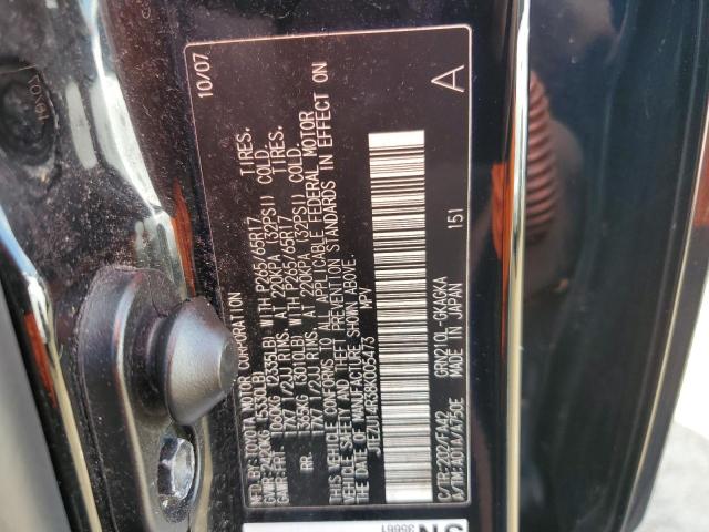 Photo 10 from auction – 2008 TOYOTA 4RUNNER SR with VIN JTEZU14R38K005473