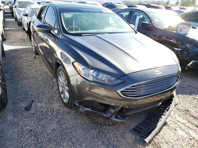 FORD FUSION SE 2017 with VIN 3FA6P0LU5HR166570 - Photo from auction