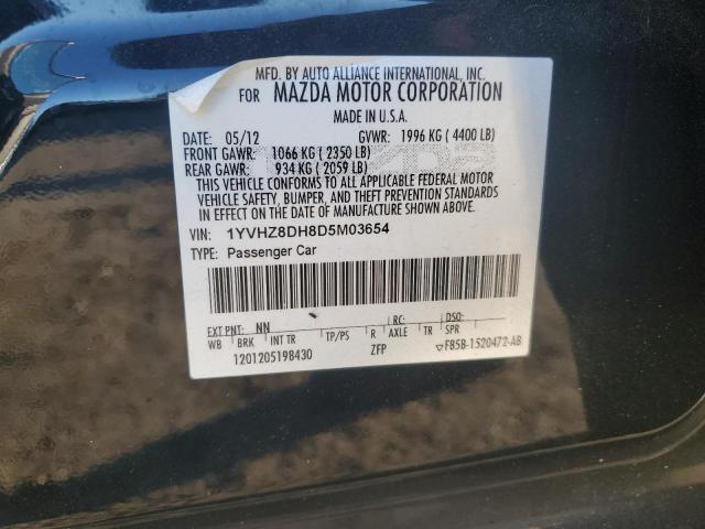 Photo 10 from auction – 2013 MAZDA 6 TOURING with VIN 1YVHZ8DH8D5M03654