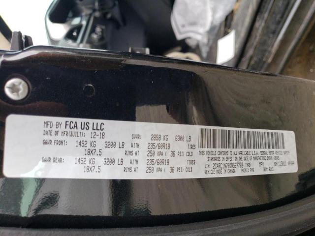 Photo 10 from auction – 2019 CHRYSLER PACIFICA H with VIN 2C4RC1N70KR527703