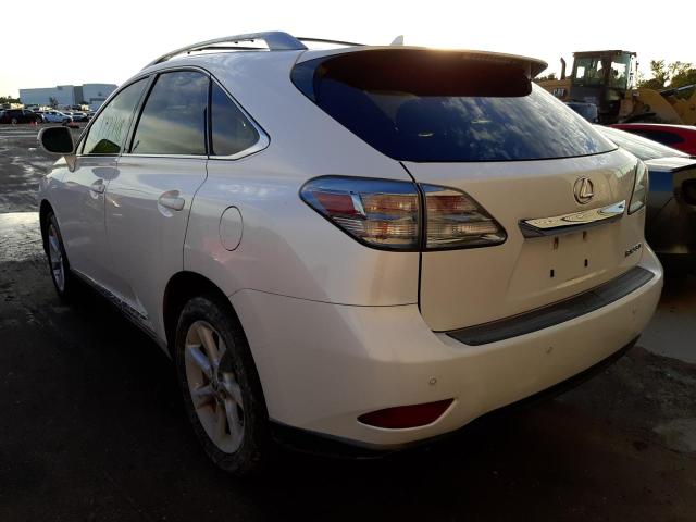 Photo 3 from auction – 2012 LEXUS RX 350 with VIN 2T2ZK1BA5CC070970