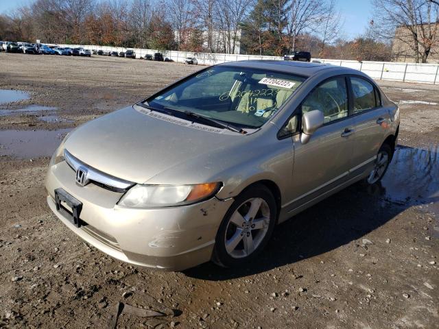 HONDA CIVIC EX 2008 with VIN 1HGFA16848L037221 - Photo from auction