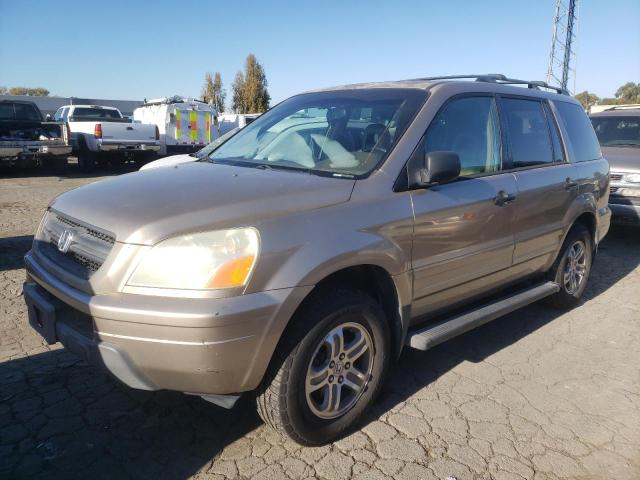 HONDA PILOT EXL 2005 with VIN 2HKYF18795H552518 - Photo from auction