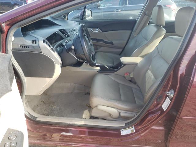 Photo 7 from auction – 2012 HONDA CIVIC EXL with VIN 19XFB2F91CE026947