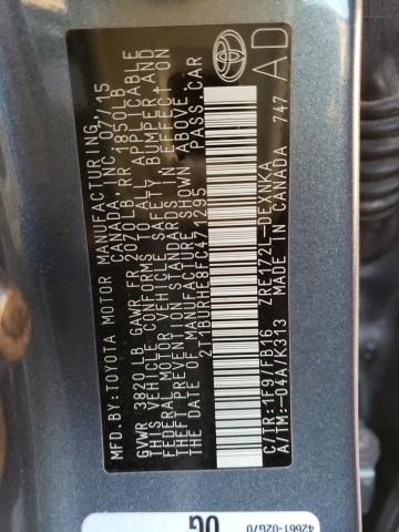 Photo 10 from auction – 2015 TOYOTA COROLLA L with VIN 2T1BURHE8FC471295