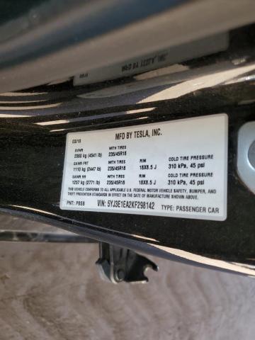 Photo 10 from auction – 2019 TESLA MODEL 3 with VIN 5YJ3E1EA2KF298142
