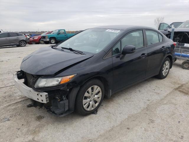 Photo 1 from auction – 2012 HONDA CIVIC LX with VIN 2HGFB2F5XCH587098