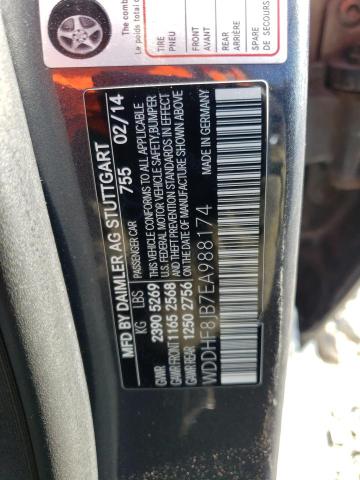 Photo 10 from auction – 2014 MERCEDES-BENZ E 350 4MAT with VIN WDDHF8JB7EA988174